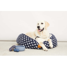 Navy Cross 4 Seasons Cotton Round Dog Bed